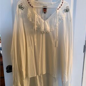 Classic Rock Couture Desperado Ruffle Blouse